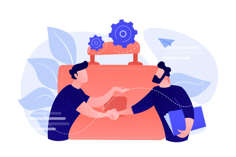 Partnership concept vector illustration